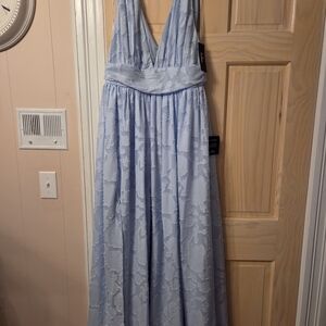 Lulu's Light Blue Wedding Dress